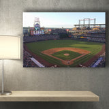 Coors Field Stadium Canvas Prints Colorado Rockies Wall Art Baseball,Sport Stadium Art Prints, Fan Gift, Wall Decor