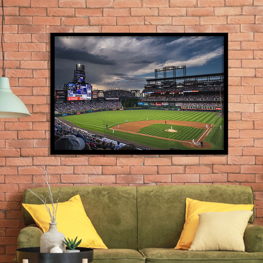 Coors Field Wall Art Colorado Rockies Stadium Art Prints Baseball,Sport Stadium Art Prints, Fan Gift, Wall Decor