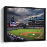 Coors Field Wall Art Colorado Rockies Stadium Framed Canvas Prints Baseball,Sport Stadium Art Prints, Fan Gift