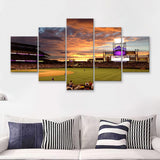 Coors Field Baseball United States  5 Pieces Canvas Prints Wall Art - Painting Canvas, Multi Panel, Home Wall Decor, For Sale