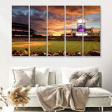 Coors Field Baseball United States 5 Pieces Canvas Prints Wall Art Decor - Painting Canvas,Multi Panel,Painting Prints,For Sale