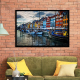 Copenhagen, Copenhagen Painting, Copenhagen Wall Art, Framed Art Prints Wall Art Home Decor, Ready to Hang