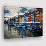 Copenhagen, Copenhagen Painting, Copenhagen Wall Art, Canvas Prints Wall Art Home Decor