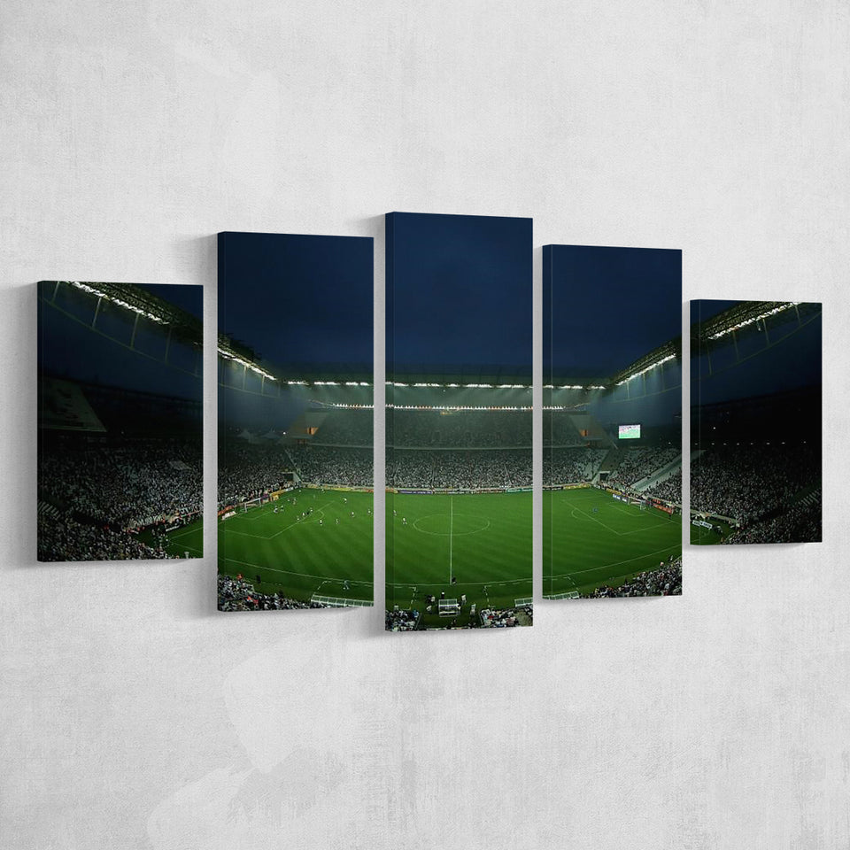 Corinthians Arena, Stadium Canvas, Sport Art, Large Canvas,V1 Multi Panels, Canvas Prints Wall Art Decor