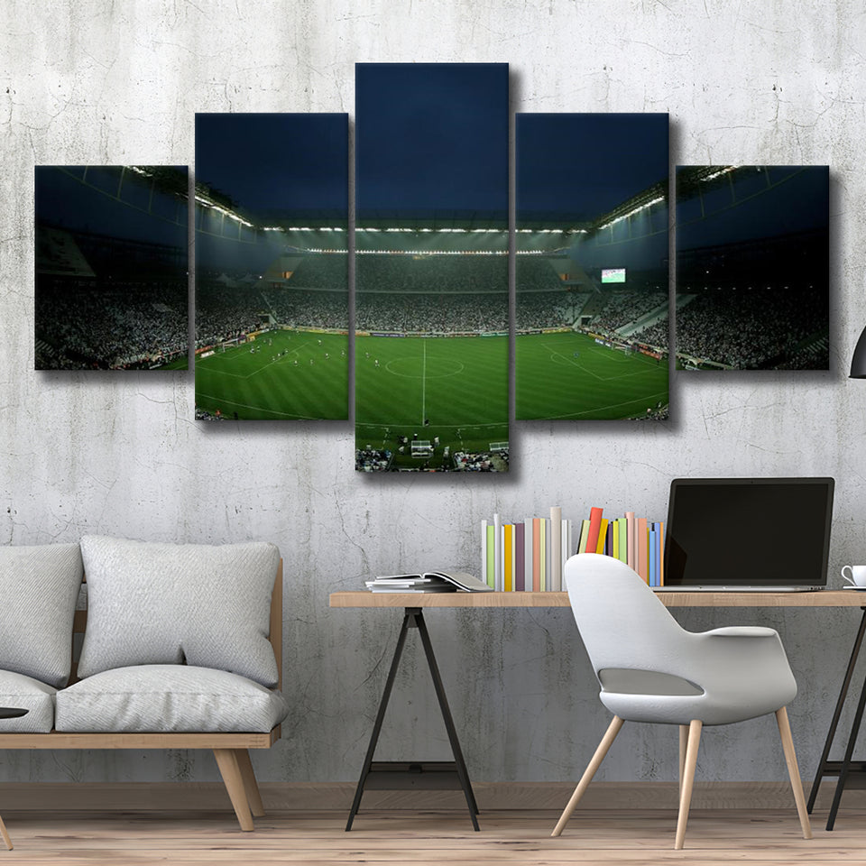 Corinthians Arena, Stadium Canvas, Sport Art, Large Canvas,V1 Multi Panels, Canvas Prints Wall Art Decor