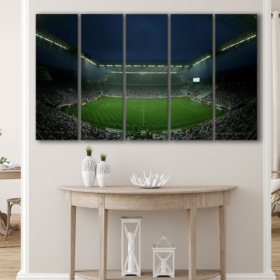 Corinthians Arena, Stadium Canvas, Sport Art, Gift for him,100 Multi Panels B, Canvas Prints Wall Art Decor