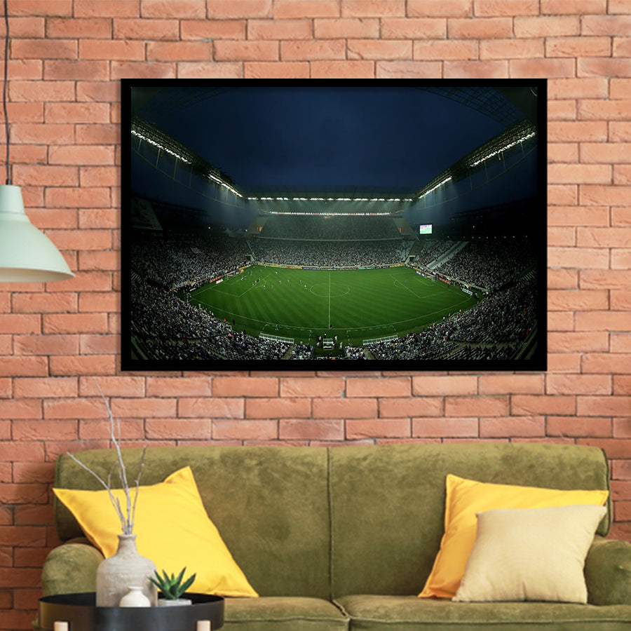 Corinthians Arena, Stadium Canvas, Sport Art, Gift for him,100 Framed Art Prints Wall Art Decor, Framed Picture