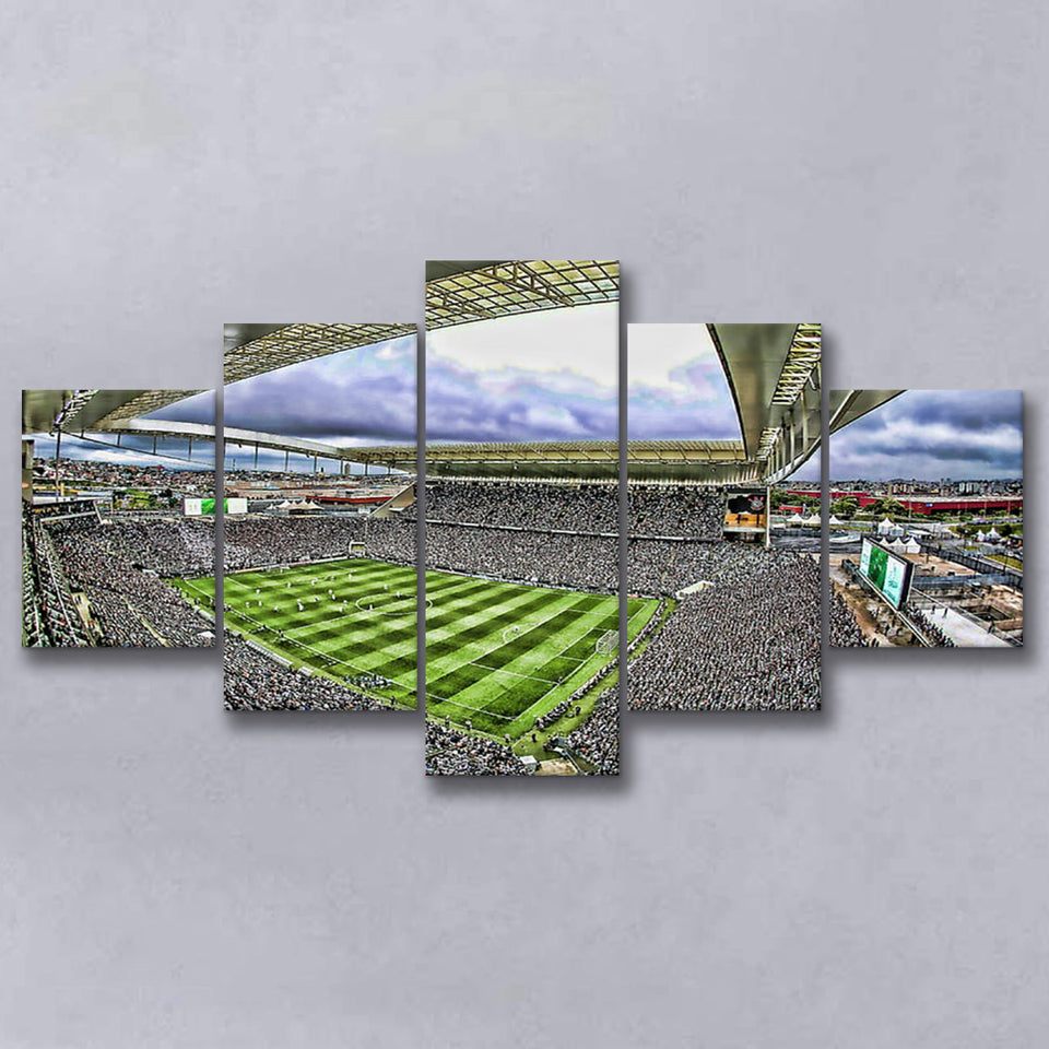 Corinthians Arena, Stadium Canvas, Sport Art, Large Canvas, Multi Panels, Canvas Prints Wall Art Decor