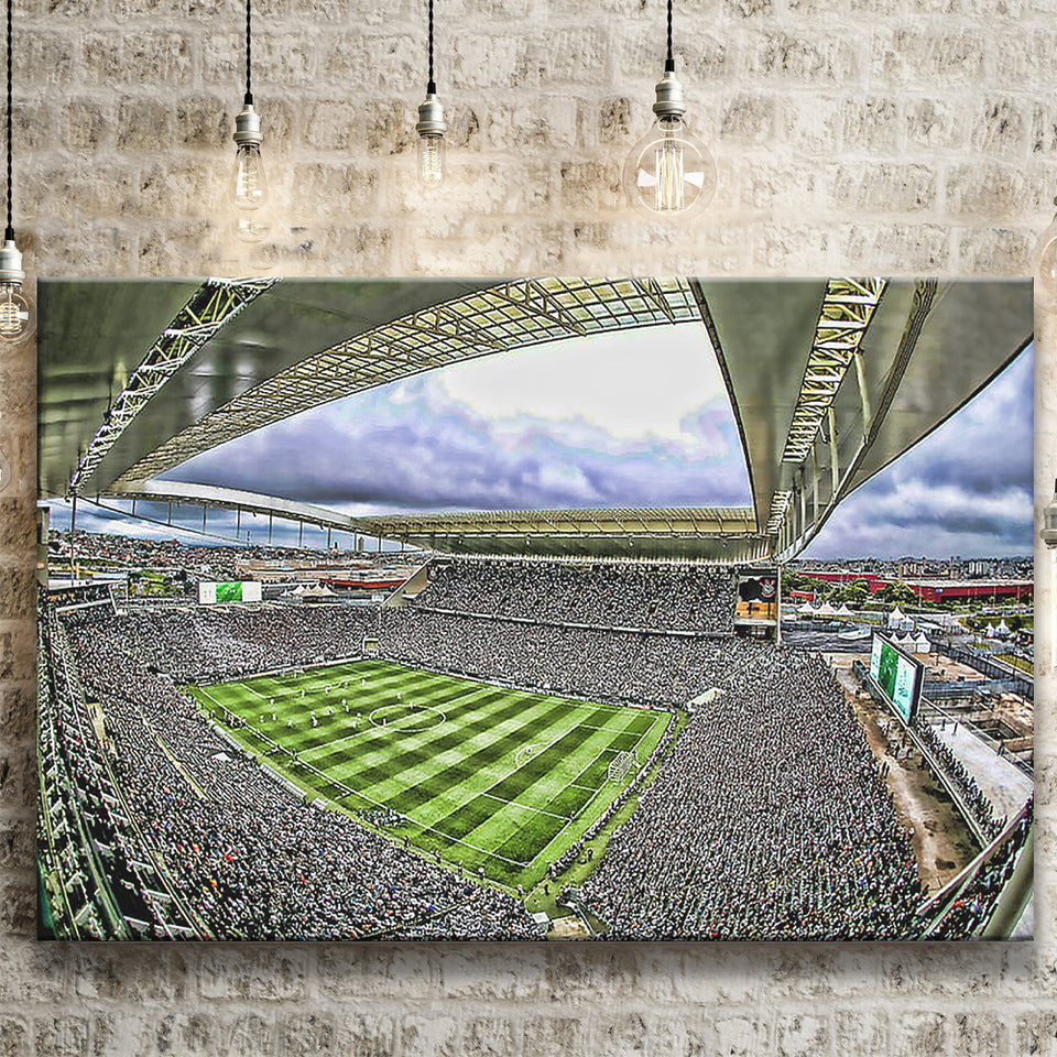 Corinthians Arena, Stadium Canvas, Sport Art, Gift for him, Fan Gift, Canvas Prints Wall Art Decor
