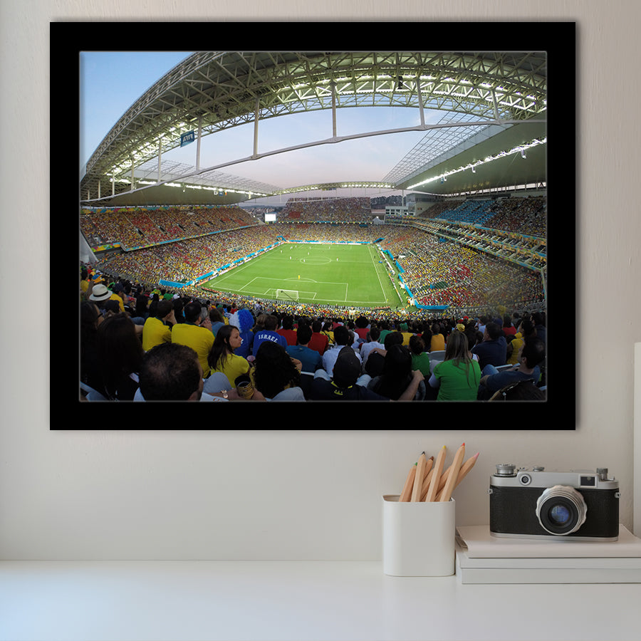 Corinthians Stadium, Stadium Canvas, Sport Art, Gift for him, Framed Art Prints Wall Art Decor, Framed Picture