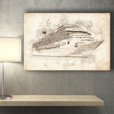 Costa Pacifica Cruise Ship Canvas Prints Wall Art - Painting Canvas, Painting Prints, Wall Home Decor, Prints for Sale