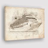 Costa Pacifica Cruise Ship Canvas Prints Wall Art - Painting Canvas, Painting Prints, Wall Home Decor, Prints for Sale