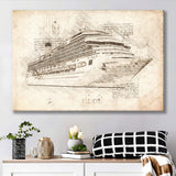Costa Pacifica Cruise Ship Canvas Prints Wall Art - Painting Canvas, Painting Prints, Wall Home Decor, Prints for Sale