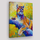 Cougar Painting Modern Art Canvas Prints Wall Art - Painting Canvas, Wall Decor, Home Decor