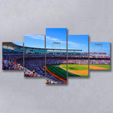 Creighton Bluejays Stadium Canvas Prints TD Ameritrade Park Wall Art,Multi Panels,Sport Stadium Art Prints, Fan Gift