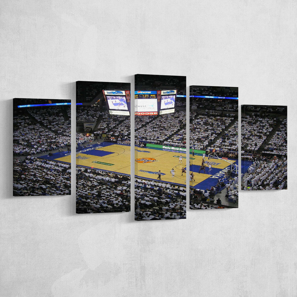 Creighton Bluejays Wall Art Center Omaha Stadium Canvas Prints,Multi Panels,Sport Stadium Art Prints, Fan Gift