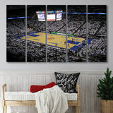 Creighton Bluejays Wall Art Center Omaha Stadium Canvas Prints,Multi Panels B,Sport Stadium Art Prints, Fan Gift