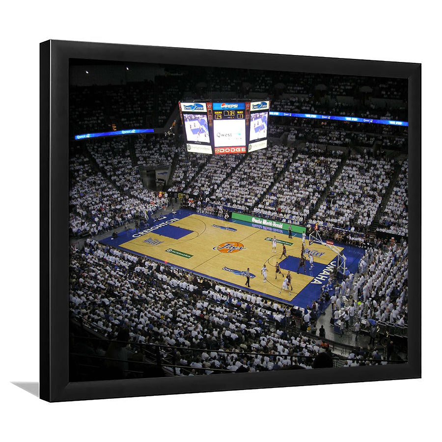 Creighton Bluejays Wall Art Center Omaha Stadium Art Prints,Sport Stadium Art Prints, Fan Gift, Wall Decor
