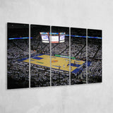 Creighton Bluejays Wall Art Center Omaha Stadium Canvas Prints,Multi Panels B,Sport Stadium Art Prints, Fan Gift