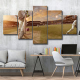 Cricket Ball and Chain, Stadium Canvas, Sport Art, Large Canvas, Multi Panels, Canvas Prints Wall Art Decor
