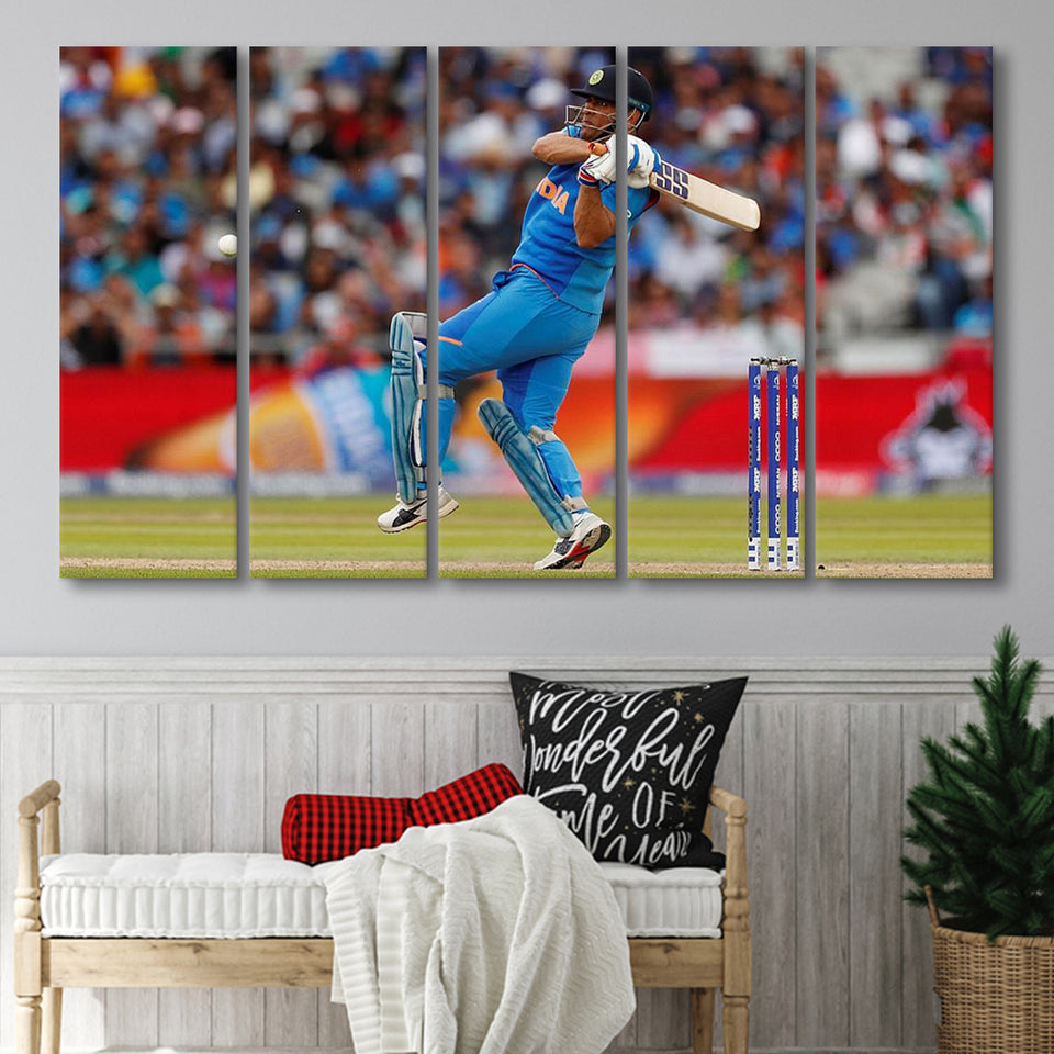 Cricket Captain, Stadium Canvas, Sport Art, Gift for him, Multi Panels B, Canvas Prints Wall Art Decor