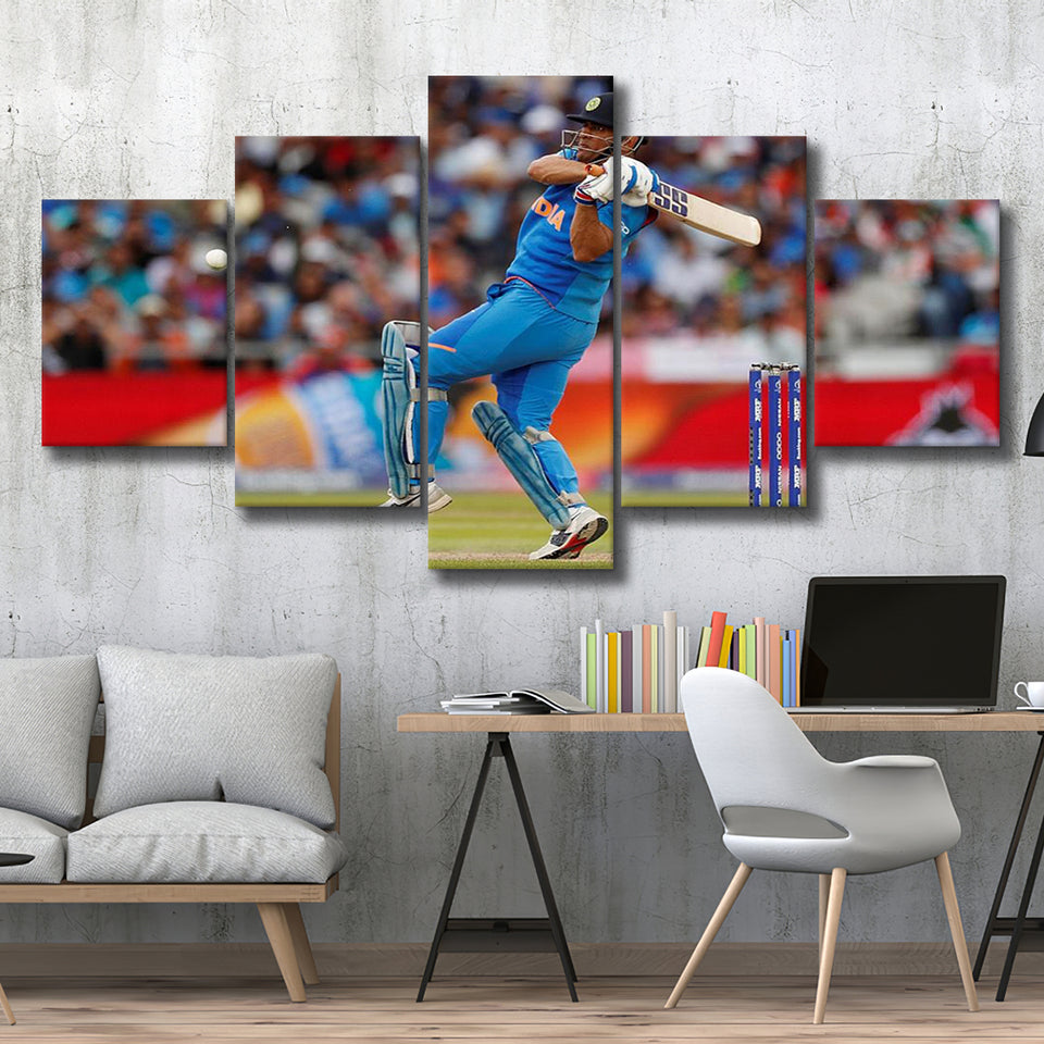 Cricket Captain, Stadium Canvas, Sport Art, Large Canvas, Multi Panels, Canvas Prints Wall Art Decor