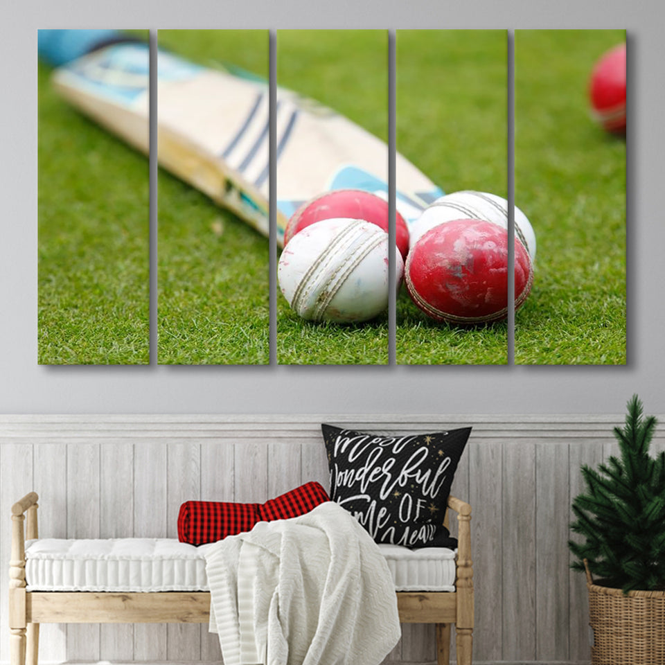 Cricket Clubs, Stadium Canvas, Sport Art, Gift for him, Multi Panels B, Canvas Prints Wall Art Decor
