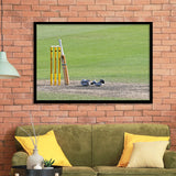 Cricket Day, Stadium Canvas, Sport Art, Gift for him, Framed Art Prints Wall Art Decor, Framed Picture