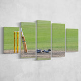 Cricket Day, Stadium Canvas, Sport Art, Large Canvas, Multi Panels, Canvas Prints Wall Art Decor
