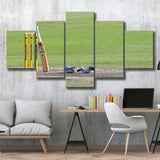 Cricket Day, Stadium Canvas, Sport Art, Large Canvas, Multi Panels, Canvas Prints Wall Art Decor