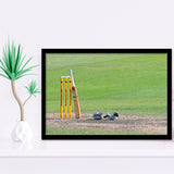 Cricket Day, Stadium Canvas, Sport Art, Gift for him, Framed Art Prints Wall Art Decor, Framed Picture