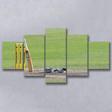 Cricket Day, Stadium Canvas, Sport Art, Large Canvas, Multi Panels, Canvas Prints Wall Art Decor