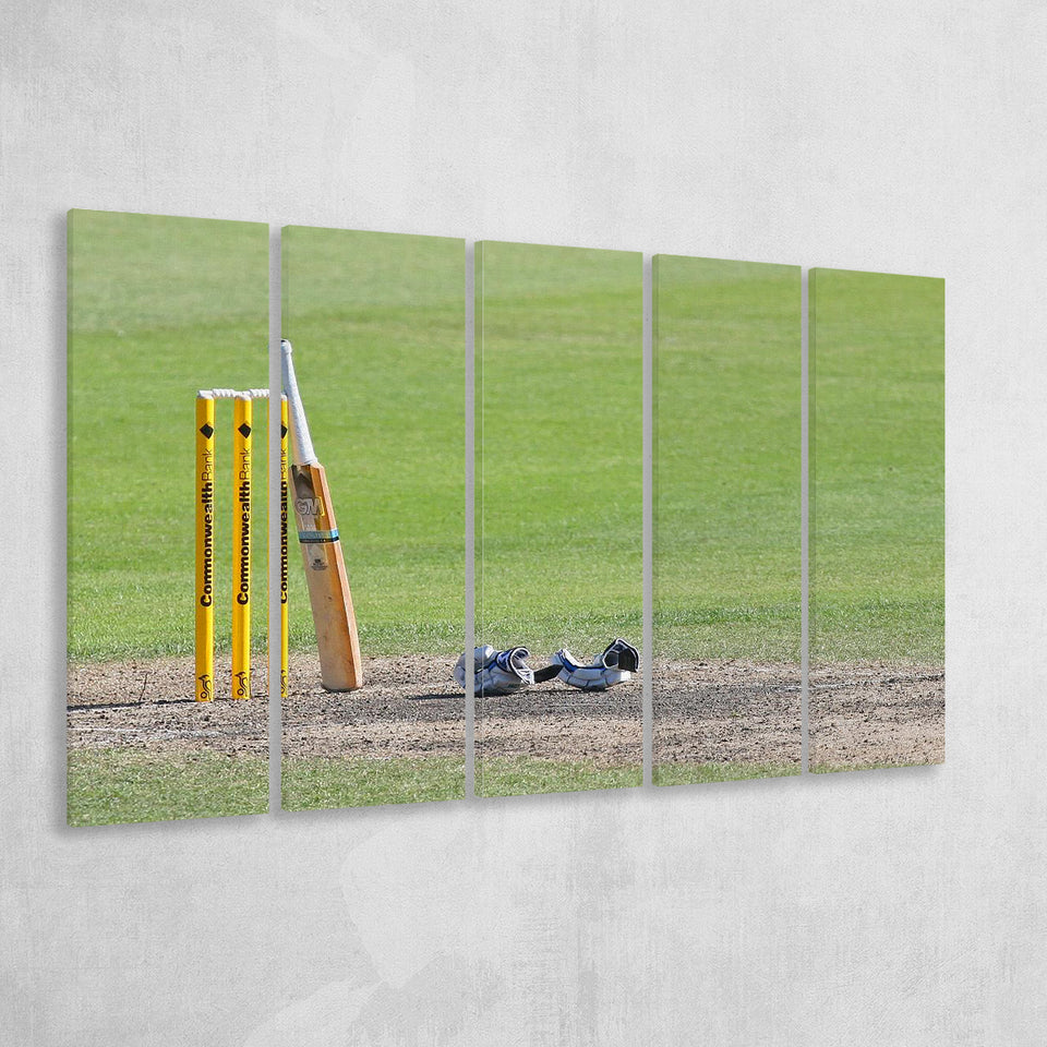 Cricket Day, Stadium Canvas, Sport Art, Gift for him, Multi Panels B, Canvas Prints Wall Art Decor
