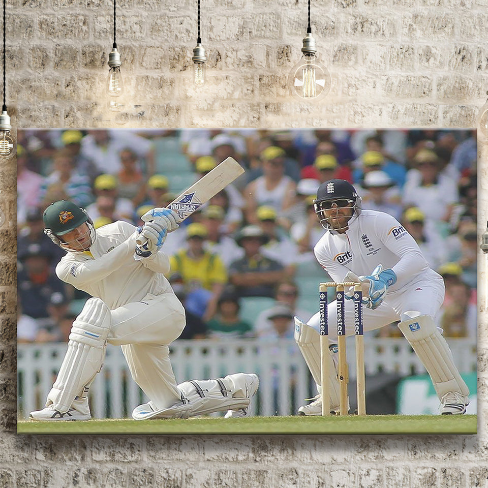 Cricket Match Ashes, Stadium Canvas, Sport Art, Gift for him, Fan Gift, Canvas Prints Wall Art Decor