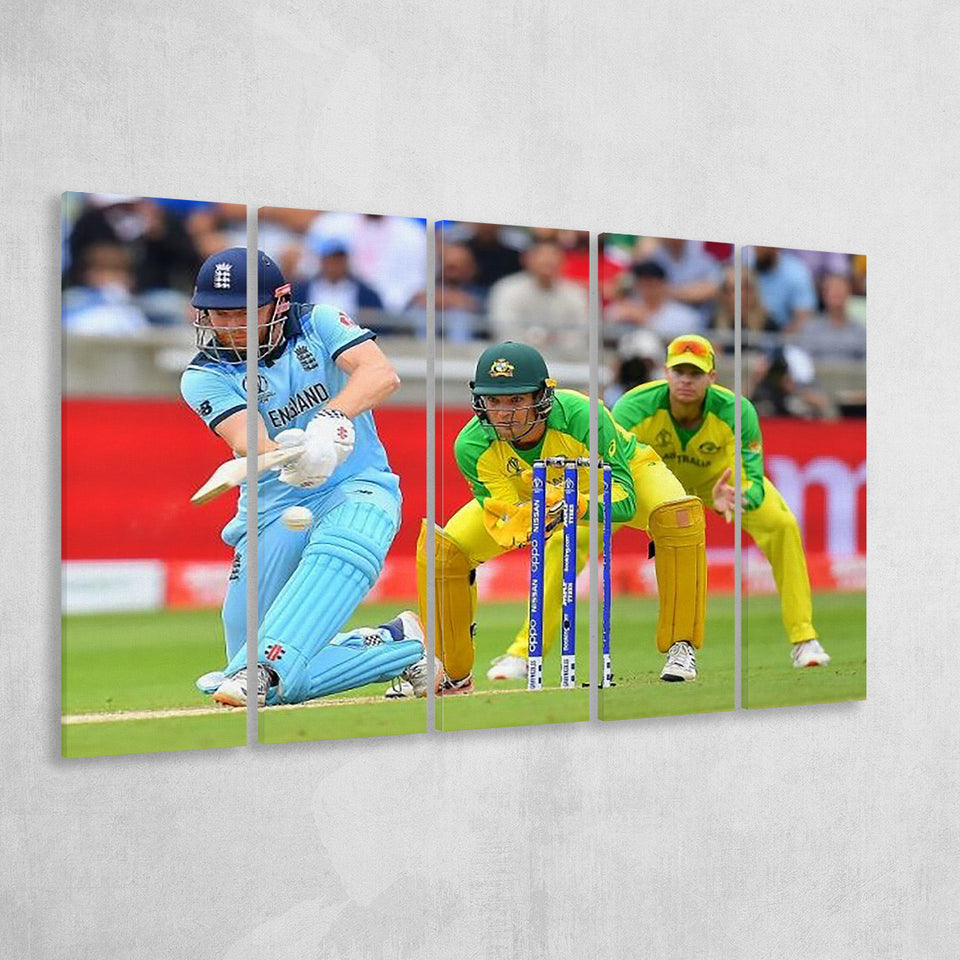 Cricket World Sports, Stadium Canvas, Sport Art, Gift for him, Multi Panels B, Canvas Prints Wall Art Decor