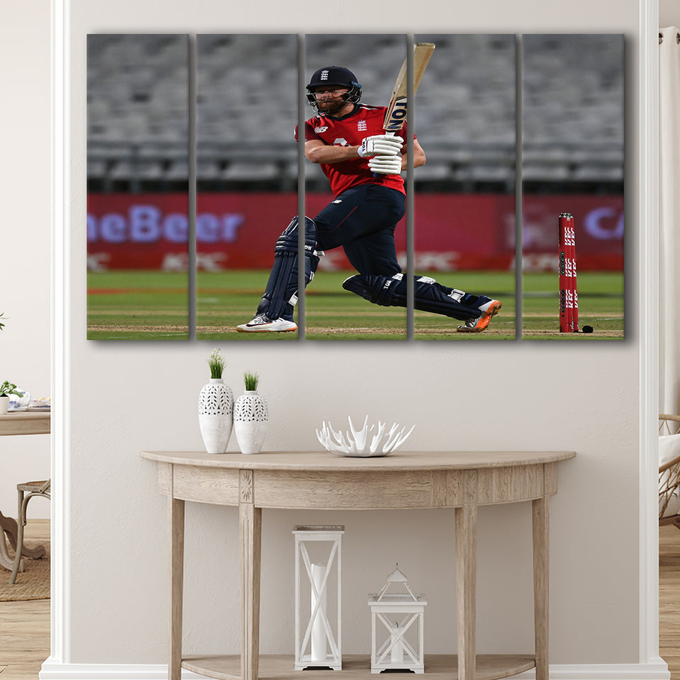 Cricketers Bairstow, Stadium Canvas, Sport Art, Gift for him, Multi Panels B, Canvas Prints Wall Art Decor