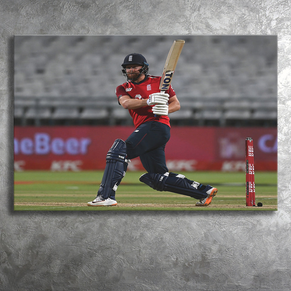 Cricketers Bairstow, Stadium Canvas, Sport Art, Gift for him, Fan Gift, Canvas Prints Wall Art Decor