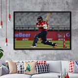 Cricketers Bairstow, Stadium Canvas, Sport Art, Gift for him, Framed Art Prints Wall Art Decor, Framed Picture