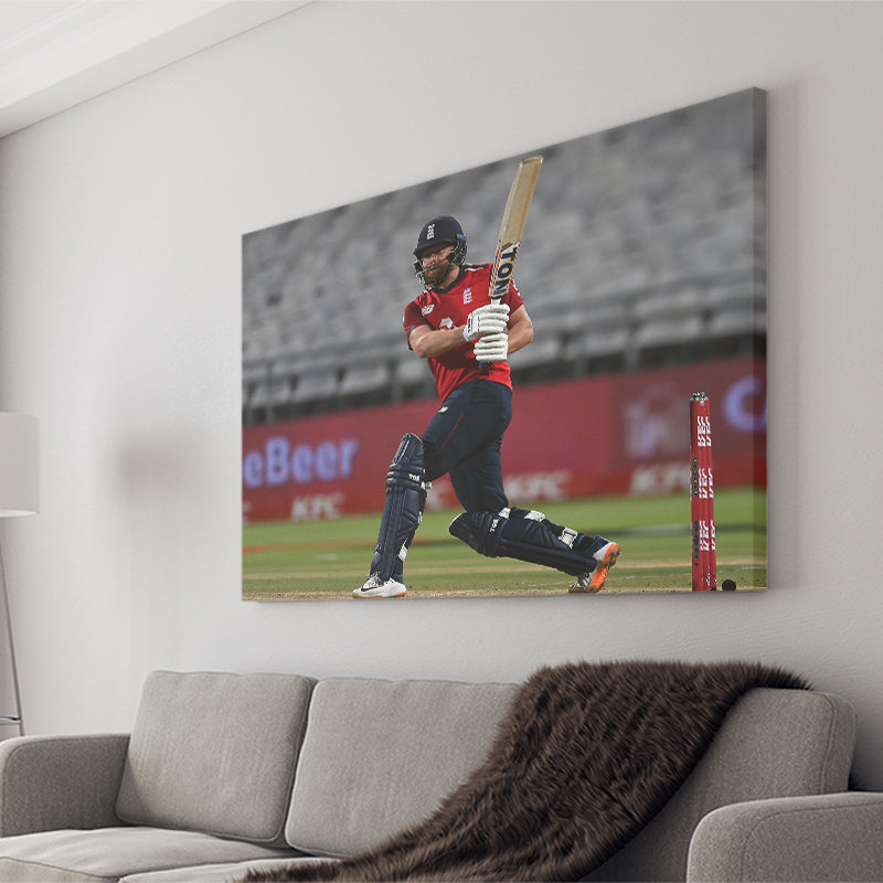 Cricketers Bairstow, Stadium Canvas, Sport Art, Gift for him, Fan Gift, Canvas Prints Wall Art Decor