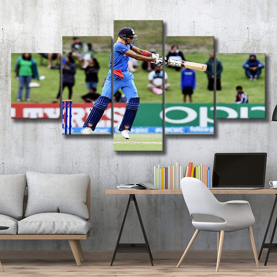 Cricketers, Stadium Canvas, Sport Art, Large Canvas, Multi Panels, Canvas Prints Wall Art Decor