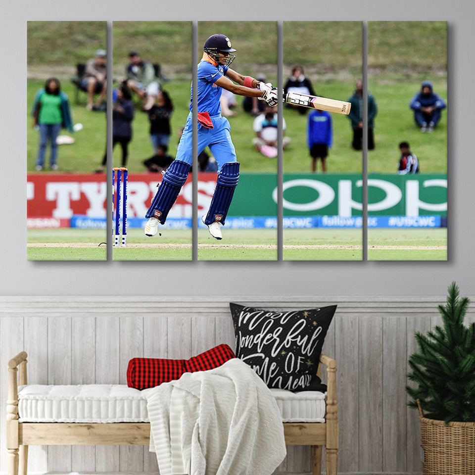 Cricketers, Stadium Canvas, Sport Art, Gift for him, Multi Panels B, Canvas Prints Wall Art Decor