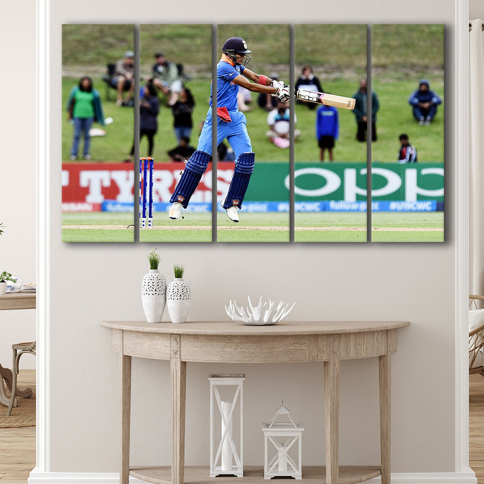 Cricketers, Stadium Canvas, Sport Art, Gift for him, Multi Panels B, Canvas Prints Wall Art Decor