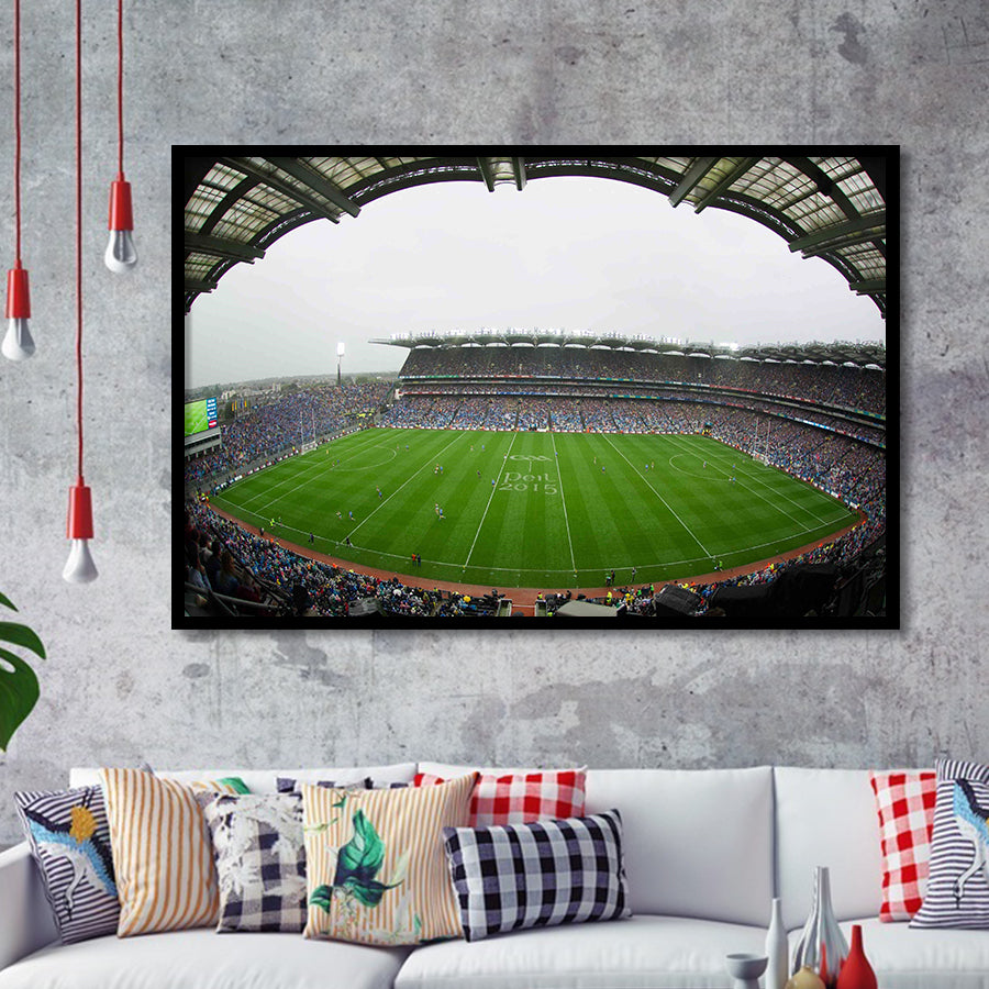 Croke Park, Stadium Canvas, Sport Art, Gift for him, Framed Art Prints Wall Art Decor, Framed Picture