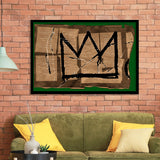 Crown Canvas Framed Art Prints Wall Art Decor, Framed Picture, Home Decor