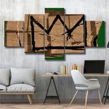 Crown Canvas 5 Piece Canvas Prints Wall Art Decor, Multi Panels, Mixed Canvas