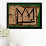 Crown Canvas Framed Canvas Prints Wall Art Decor, Framed Picture, Floating Frame