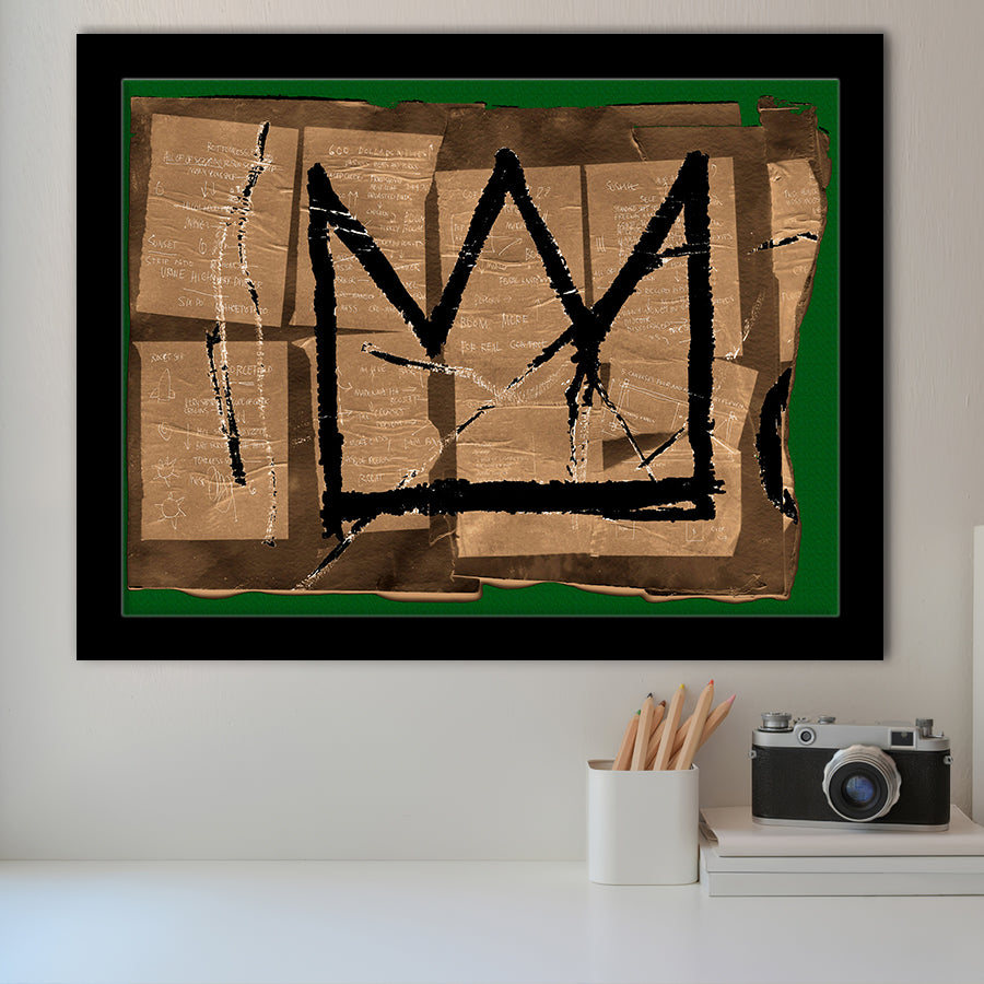 Crown Canvas Framed Art Prints Wall Art Decor, Framed Picture, Home Decor