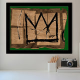 Crown Canvas Framed Art Prints Wall Art Decor, Framed Picture, Home Decor