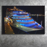 Cruise Yacht, Modern Yacht Photo Canvas Prints Wall Art Home Decor - Painting Canvas, Ready to hang