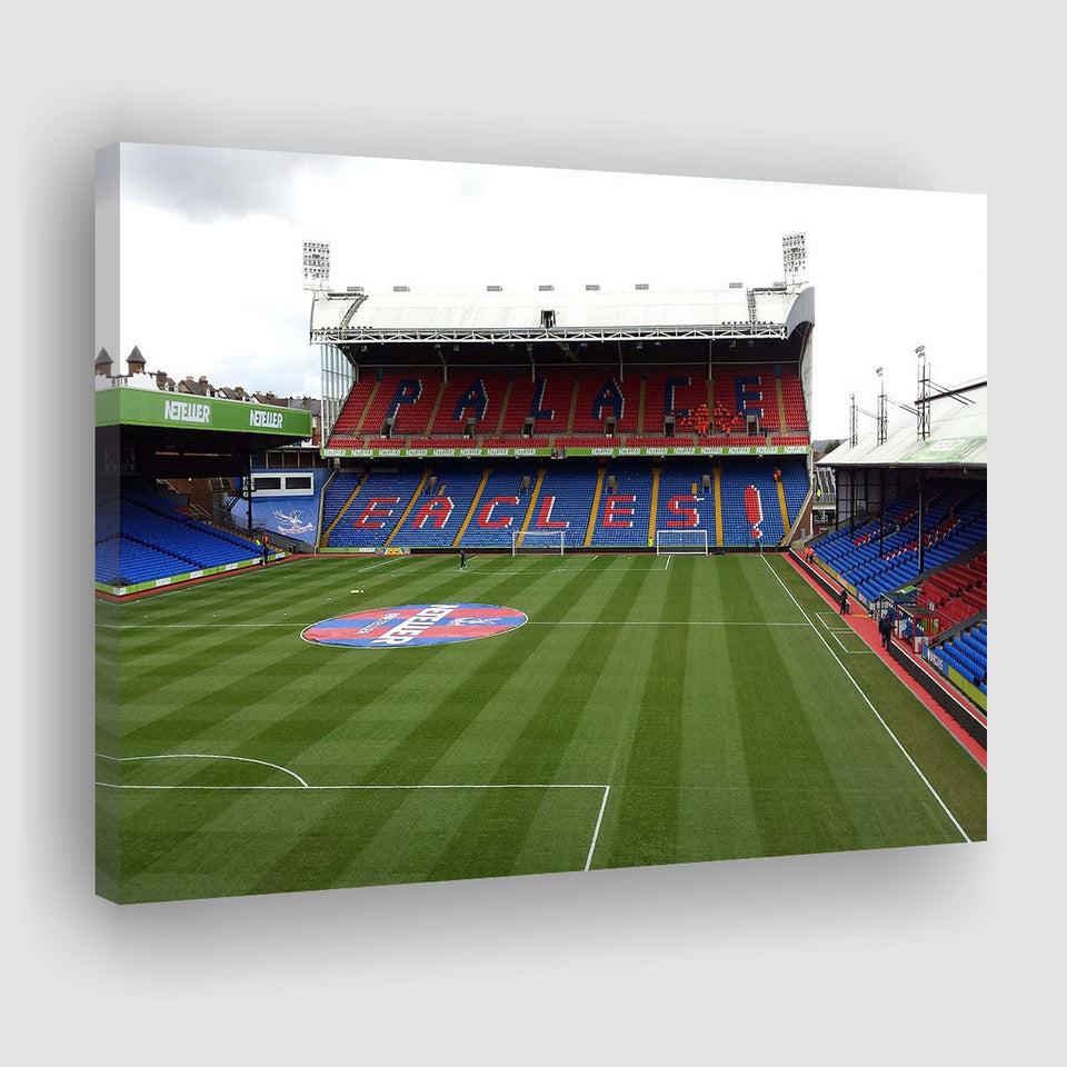 Crystal Palace Stadium Canvas Prints Selhurst Park Stadium Wall Art,Sport Stadium Art Prints, Fan Gift, Wall Decor